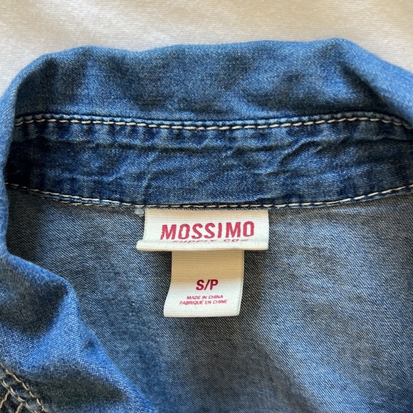 Soft Denim Button Top - Picture 5 of 6